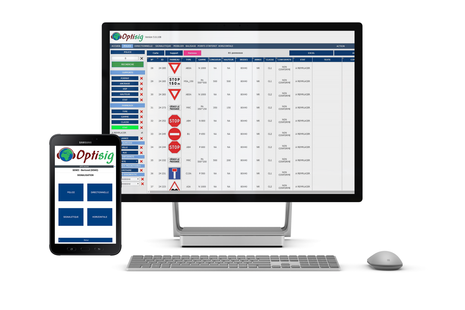 Signalisation Apps Optisig